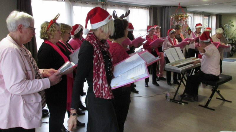 Les résidents de l'EHPAD ont débuté l'année avec la chorale Méli Mélo