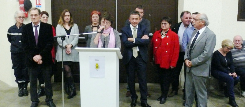 Vœux de la municipalité : le maire, Christiane Barrieu, tire sa révérence