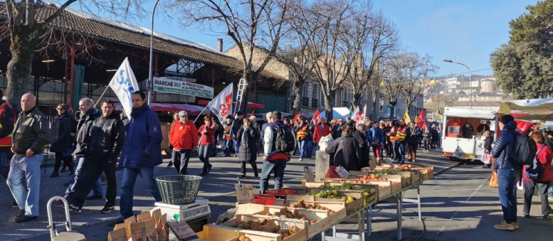 Un mouvement de grève bien suivi