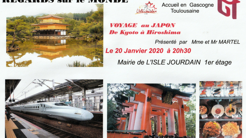 Un périple au Japon raconté par deux voyageurs lislois