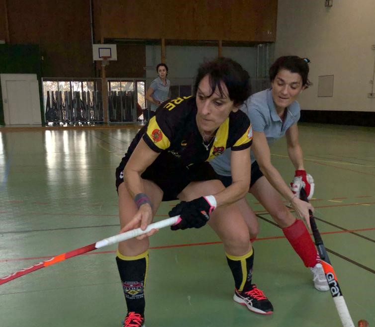 Chantal Davant, capitaine de l'équipe