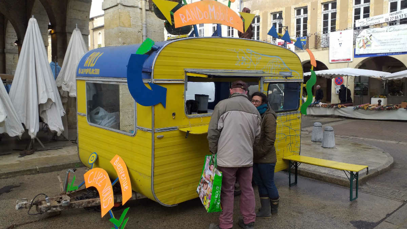 La Randomobile sur le marché hebdomadaire
