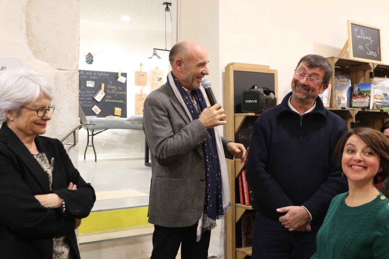 C'était même un franche rigolade partagée par les quatre intervenants - Photo Marc Le Saux