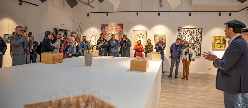 La Galerie bleue renaît à la Cave de Saint-Mont 