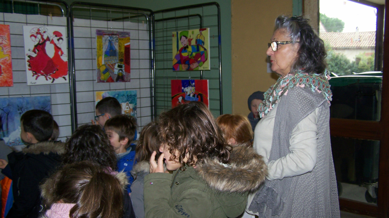 Le Buv'Art expose l'artiste peintre Eliane Fantini