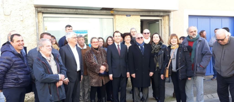 "Fleurance Demain Autrement" a inauguré son local de campagne