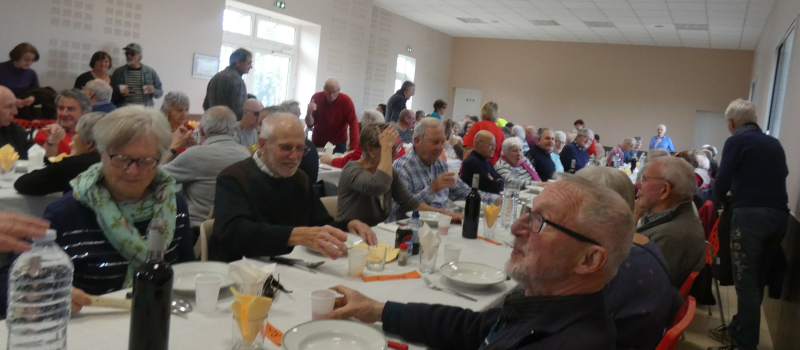 Les marcheurs de CLAP sur les pentes des Saint Justin
