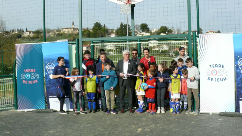 Inauguration de la plate-forme multisports 