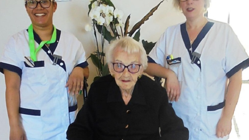 Madame Gabrielle Alquier a fêté ses 105 ans