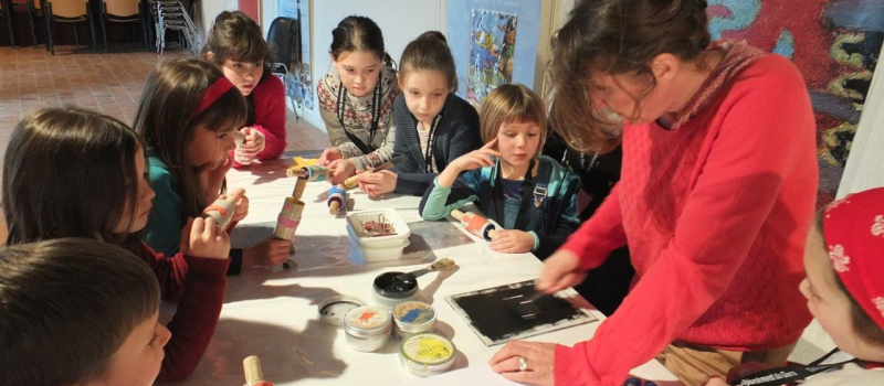 Reprise des ateliers à l'Abbaye de Flaran