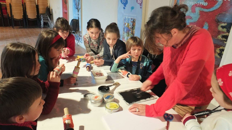 Reprise des ateliers à l'Abbaye de Flaran