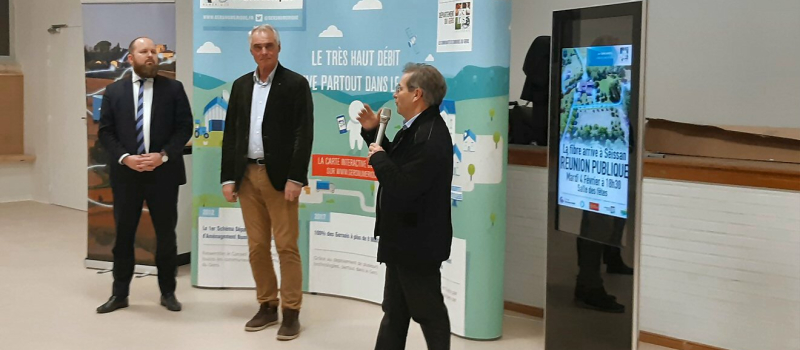 La fibre optique arrive sur les dix communes du secteur de Seissan 