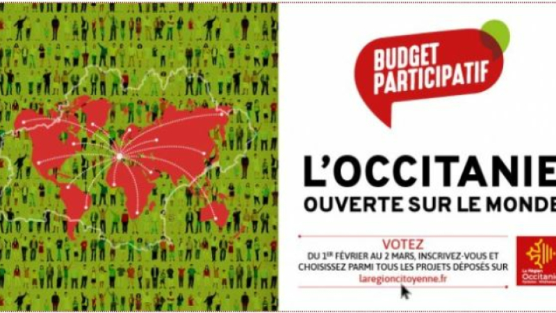 Budget participatif : "L’Occitanie ouverte sur le monde"