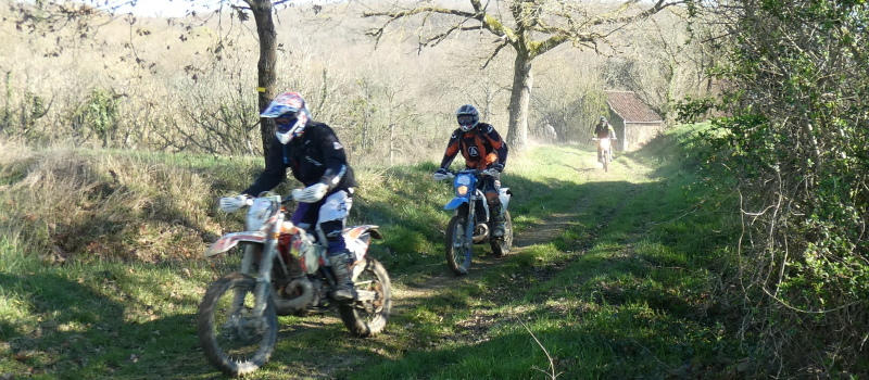 Les motards en baguenaude