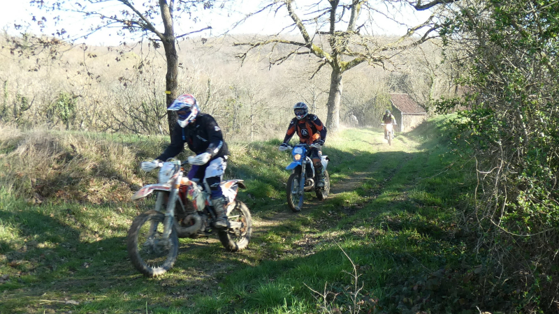 Les motards en baguenaude