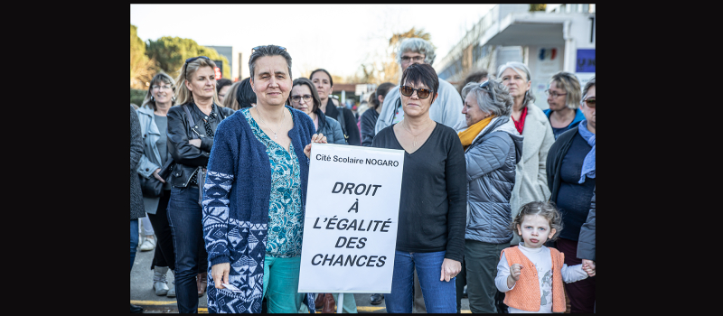 Succès de la manifestation des parents à la cité scolaire de Nogaro  