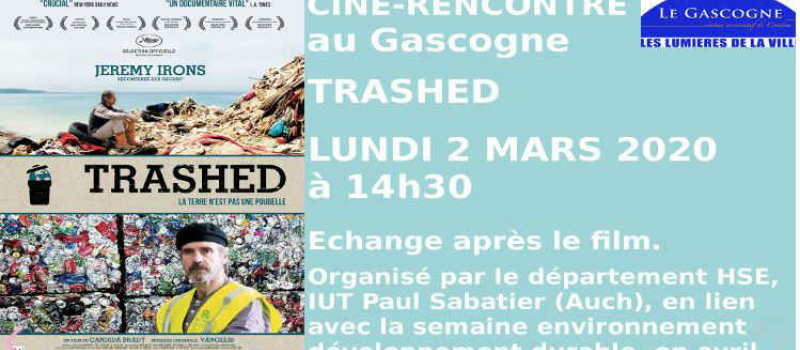Ciné-Rencontre autour du film  "Trashed" au Gascogne