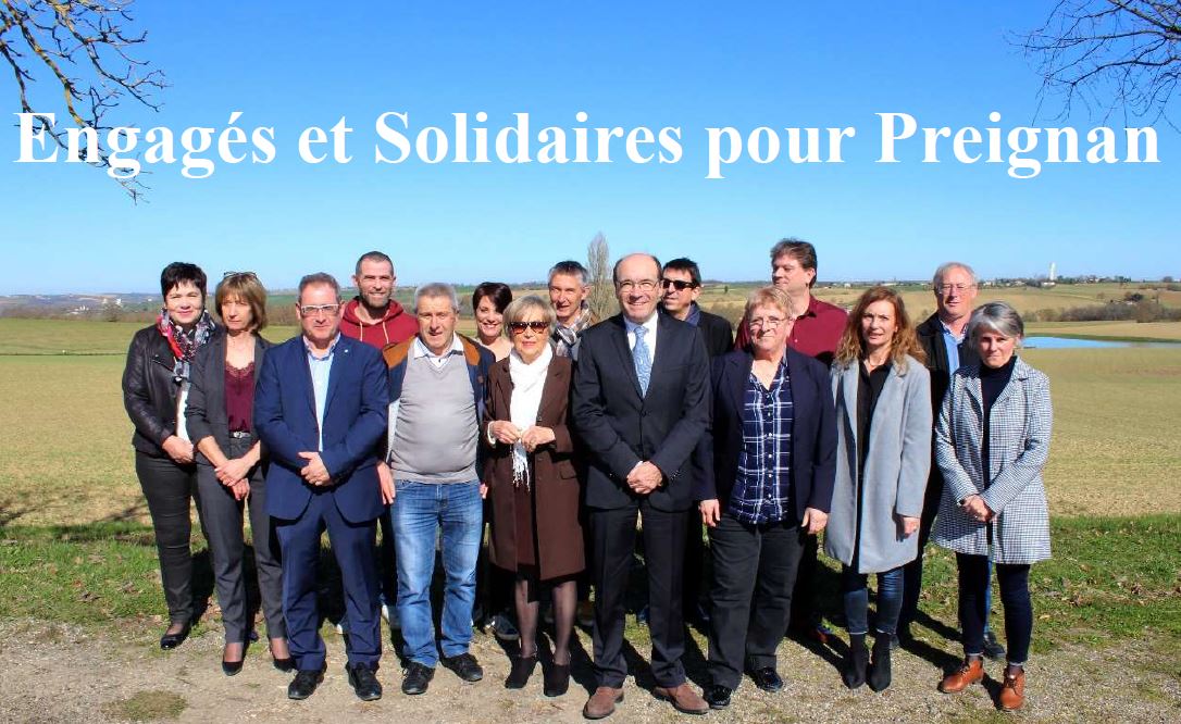 Les colistiers autour de Pascal Mercier