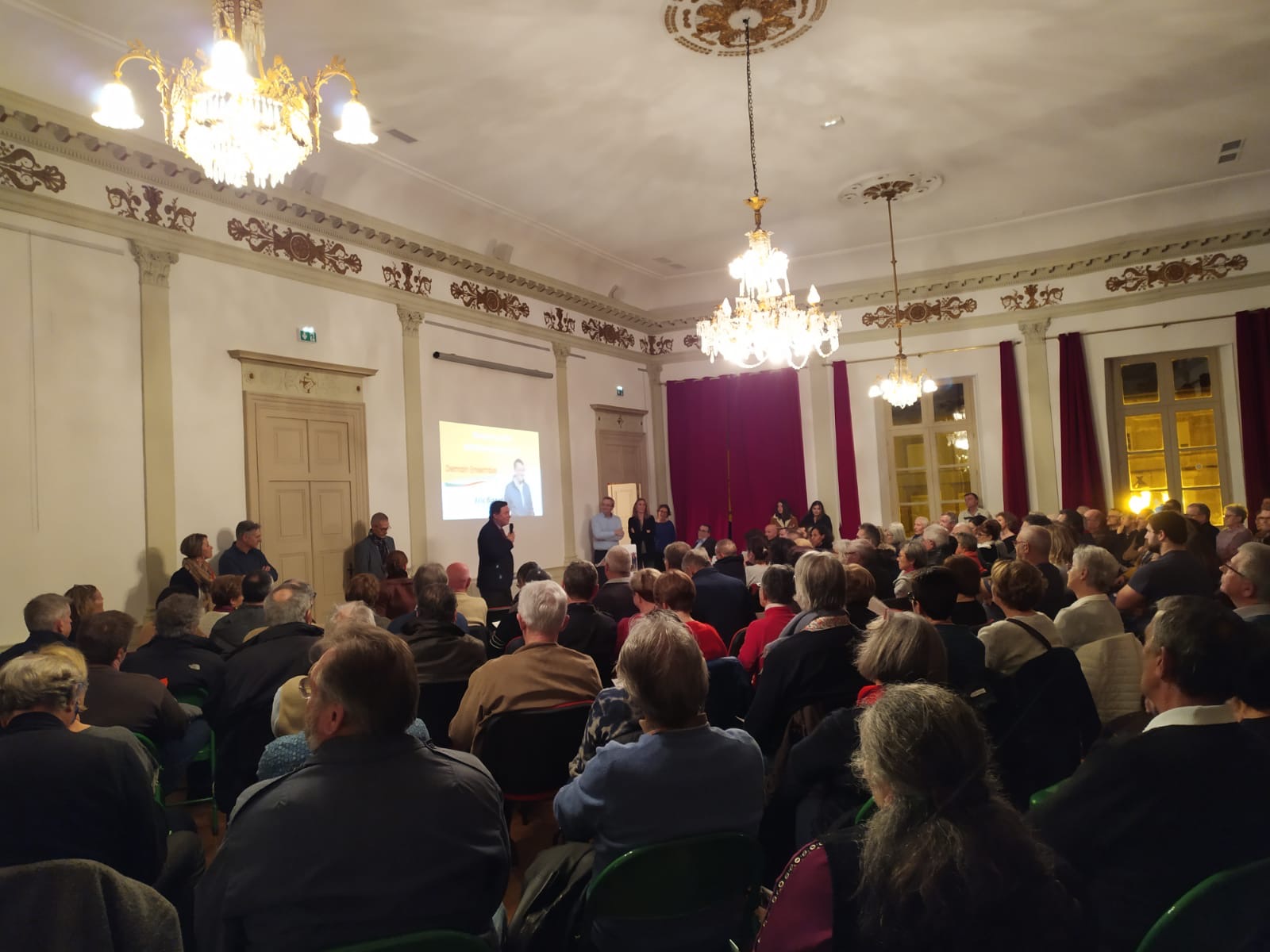 Le public lors de la précédente réunion
