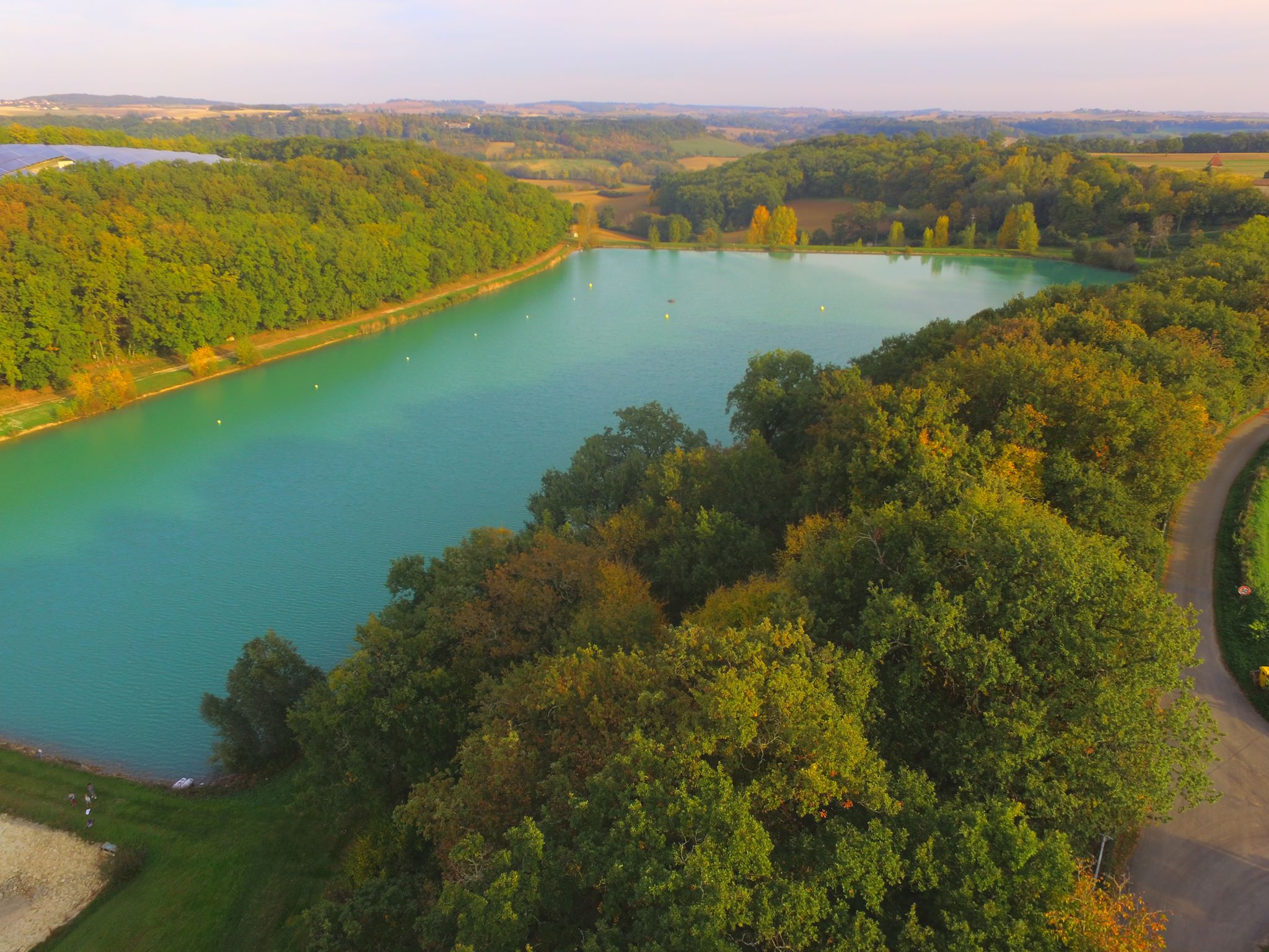 Lac de la base de loisirs de Saint-Clar