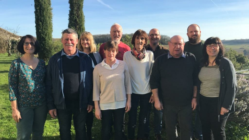 Réunion publique de la liste "Agir ensemble pour Lavardens" menée par Nicole Pascolini