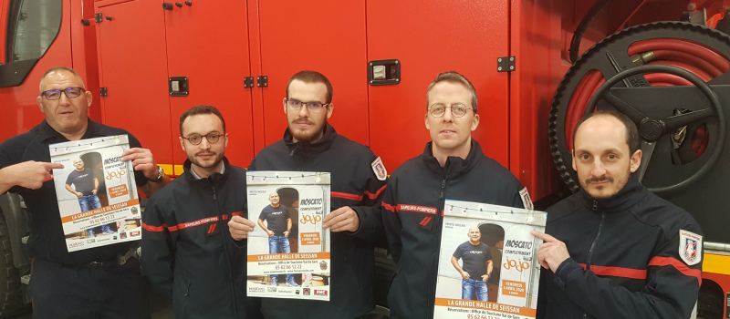 Moscato l'invité des sapeurs pompiers