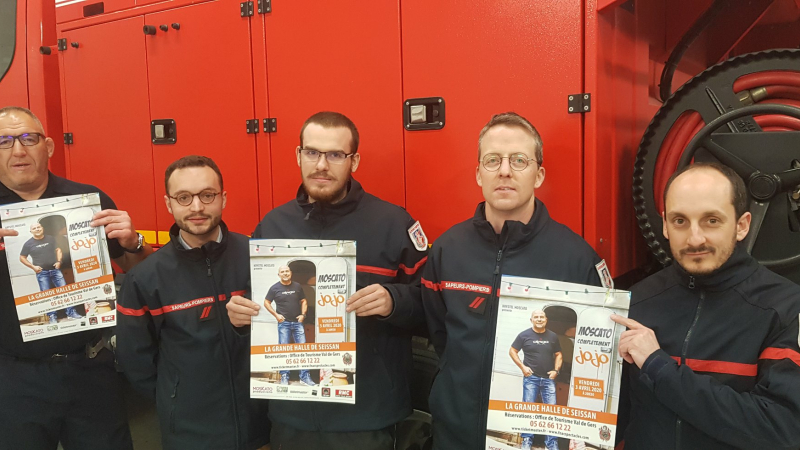 Moscato l'invité des sapeurs pompiers