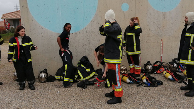 Les pompiers accueillent des internes de médecine