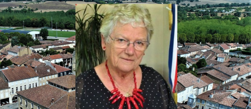 Mme Munoz-Dennig maire de Fleurance présente son bilan .