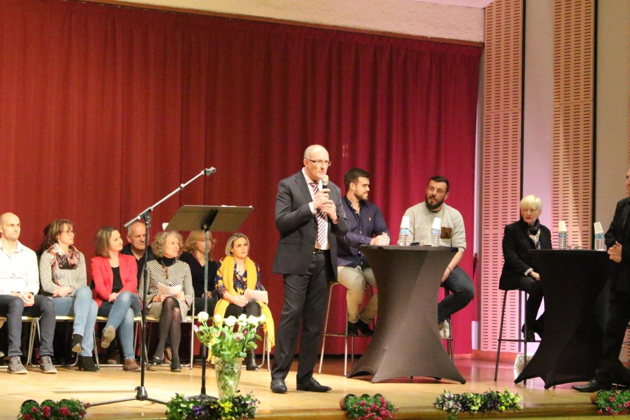 Jean-François Rousse lors de son discours. (Photo : Marc Le Saux)