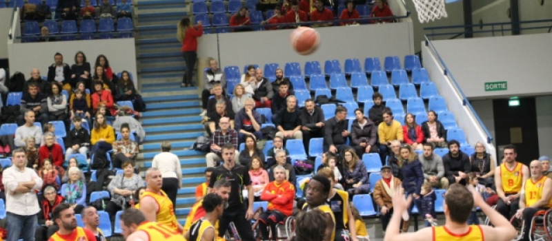 Brillante victoire Handibasket de la Jeunesse Athlétique Pavienne