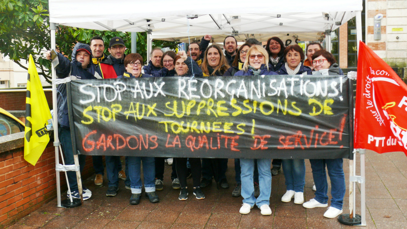 Faute de négociations avec la direction, la grève se durcit chez les facteurs de Gimont et Saramon