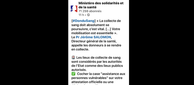 La collecte de sang est maintenue à Nogaro  