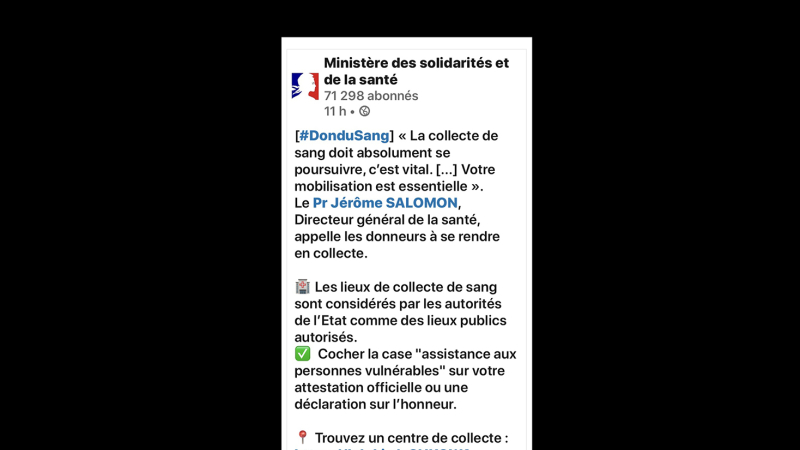 La collecte de sang est maintenue à Nogaro  