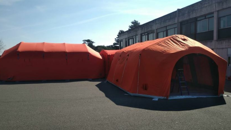 Covid 19 : le SDIS 32 en soutien au Centre hospitalier d'Auch