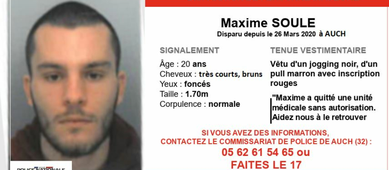 Disparition d'une personne majeure