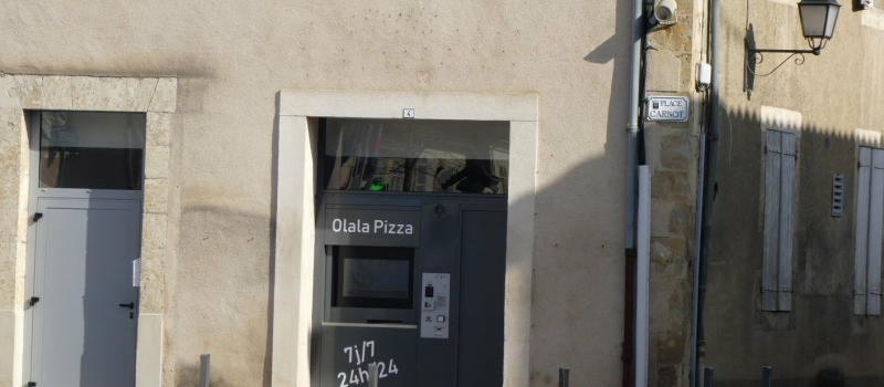 "Olala Pizza" , une nouvelle pizzeria en libre service  7j/7 et 24h/24