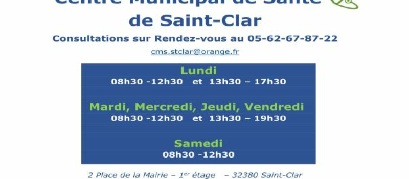 Encore une bonne nouvelle : un médecin rejoint le Centre Municipal de Santé
