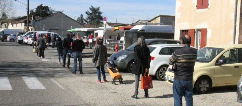 Les consignes sont respectées, le marché s'est déroulé sans encombres