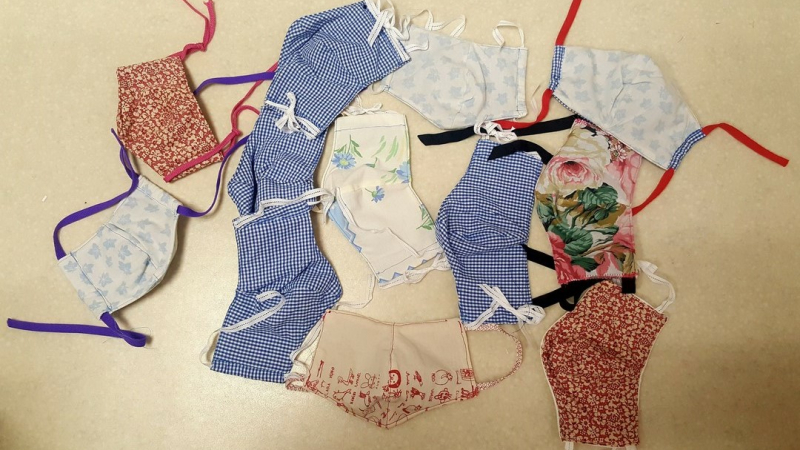 Distribution de masques chirurgicaux par la mairie 