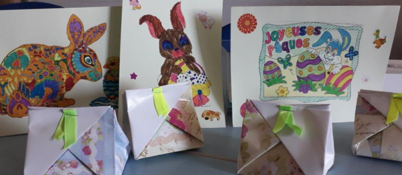 Pour Pâques, les enfants des aides à domicile ont dessiné 
