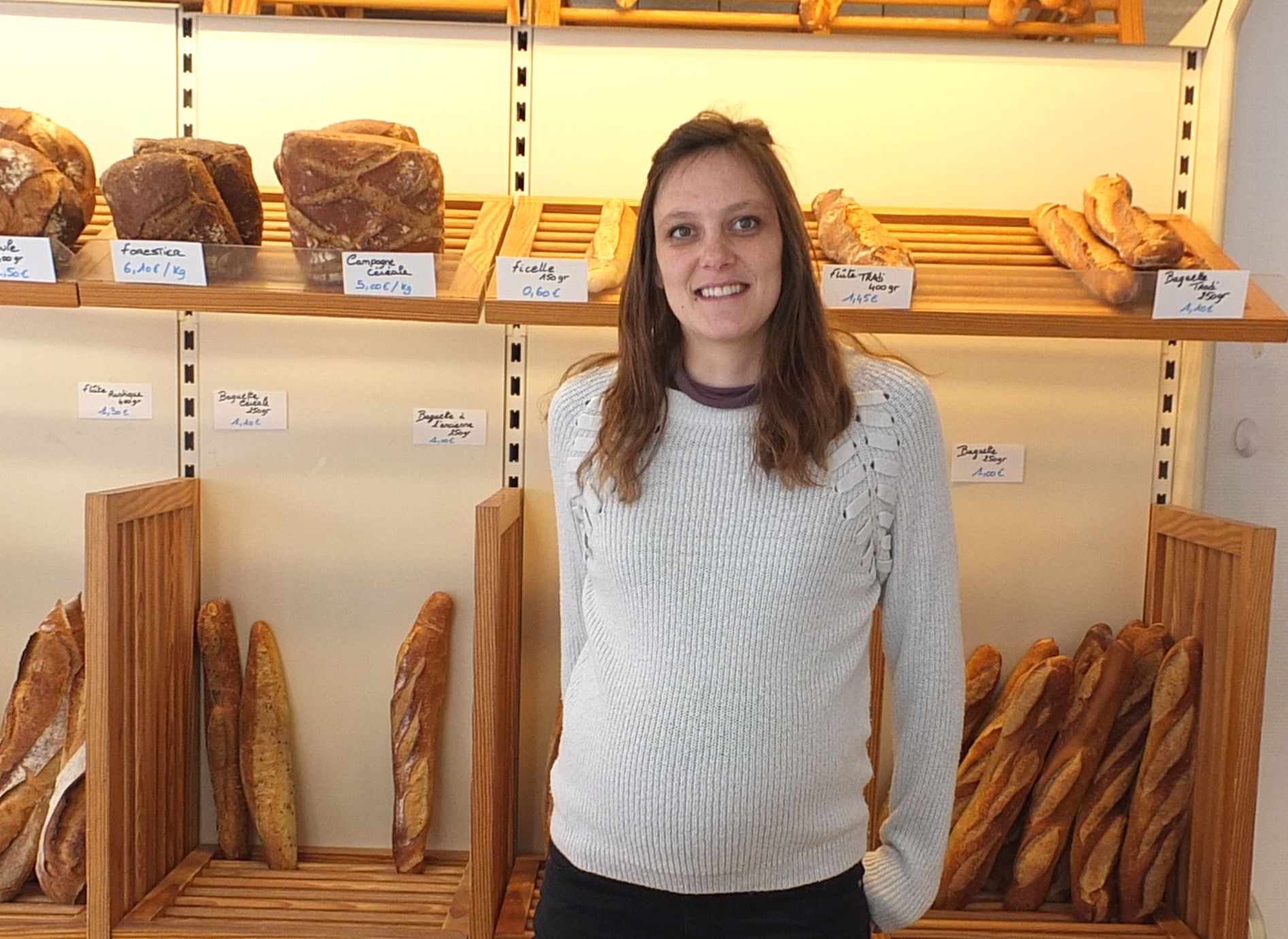 Swetlana Richir attend les clients avec le sourire !