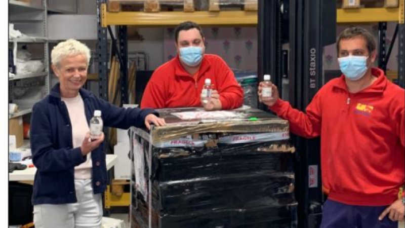 Le Haut-Rhin remercie le Gers pour son don en gel hydroalcoolique