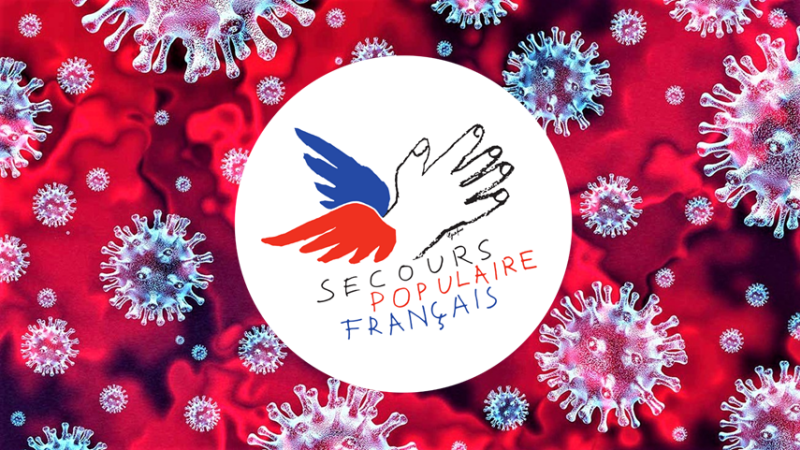 Le secours populaire et le corona.