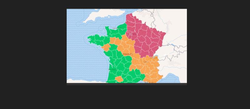 Pourquoi le Gers est-il en orange sur la carte covid-19 ?