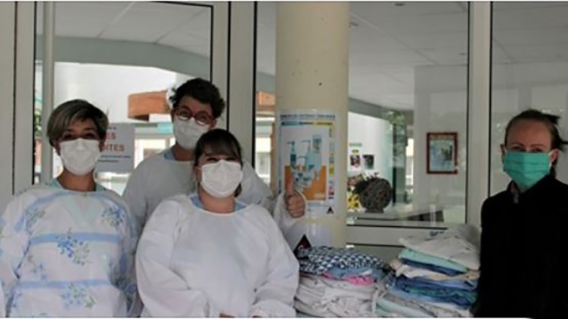 Fabrication de masques et surblouses