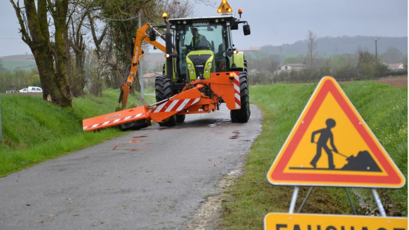 Reprise des travaux d’entretien des routes départementales