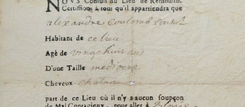 Les sanctions pour non respect des interdictions de déplacement au XVIIIe siècle !