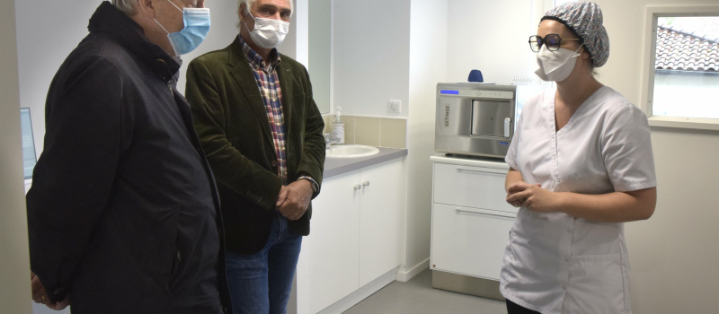 Ouverture du cabinet dentaire à la maison médicale 