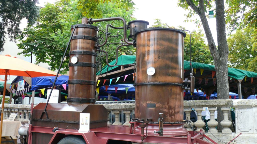 L'incontournable alambic lors de la 35e Foire aux vins et eaux-de-vie gersois 